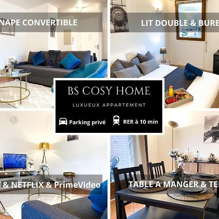 Luxueux Appartement Evry Centre - Parking - Rer A 10 Min Courcouronnes Eksteriør bilde