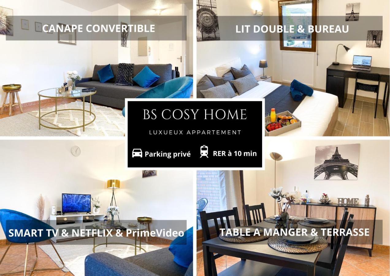 Luxueux Appartement Evry Centre - Parking - Rer A 10 Min Courcouronnes Eksteriør bilde
